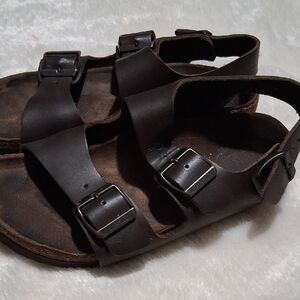 Birkenstock Brown Sandals with Adjustable Straps